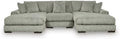 Signature Design by Ashley Double Chaise Sectional Sofa, 139 in by Unknown