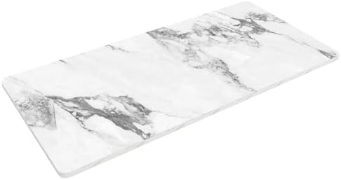 FLEXISPOT 55"x28" Whole Piece Desk Top, Marble Grey by Unknown
