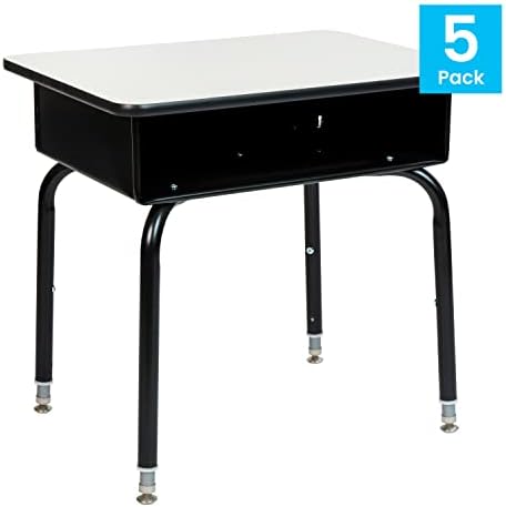 Flash Furniture Metal Student Desk - Image 4