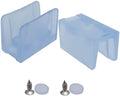 6pcs Shower Door Collision-Proof Block, Furniture Bottom Guide Assembly by ERDANER
