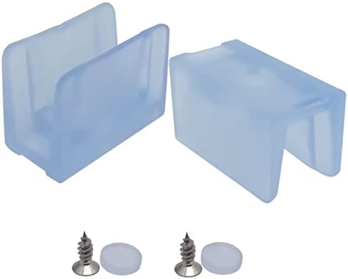 6pcs Shower Door Collision-Proof Block, Furniture Bottom Guide Assembly by ERDANER