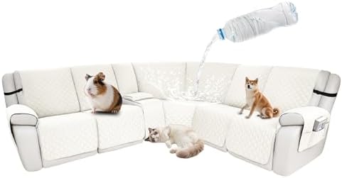 Waterproof Sectional Reclining Couch Covers L Shaped Recliner Sectional Sofa by ROFASVCO