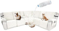Waterproof Sectional Reclining Couch Covers L Shaped Recliner Sectional Sofa by ROFASVCO
