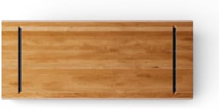 30" x 72" Rectangular Solid Wood Live Edge Table Top - Image 3