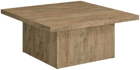 Coaster Devar 35.5-Inch Living Room Square Coffee Table, Mango 708068 by CoasterFineFurniture