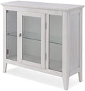 Leick Home Ryan Curio Cabinet, Weathered White by LeickFurniture