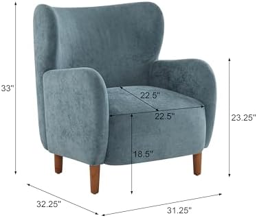 Christopher Knight Home Dolly Mid-Century Modern Velvet Upholstered Wingback - Image 2
