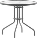 Flash Furniture 31.5 in Metal Round Table by FlashFurniture