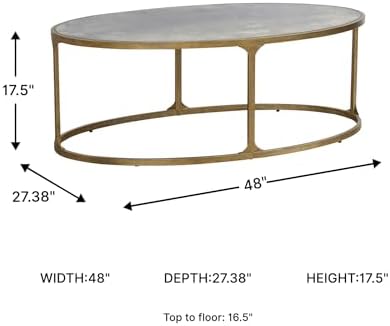 Signature Design by Ashley Oval Coffee Table - Image 3