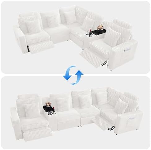 RARZOE Oversized Modular Sectional Sofa, 5-Seater L-Shaped - Image 3