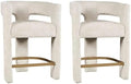 Jofran Gwen Natural Upholstered Counter Stool by Jofran+Inc.