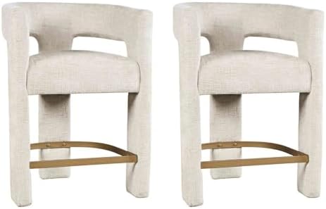Jofran Gwen Natural Upholstered Counter Stool by Jofran+Inc.