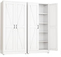 White Metal Storage Cabinet by RISTERN