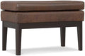 SIMPLIHOME Carlson Small Ottoman Bench by SimpliHome