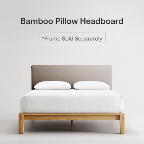Nectar Upholstered Headboard, Twin XL, Attachable to Bamboo Bed Frame - Image 2