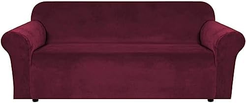 H.VERSAILTEX Stretch Velvet Sofa Covers Large Couch Covers Sofa Slipcovers by HVERSAILTEX