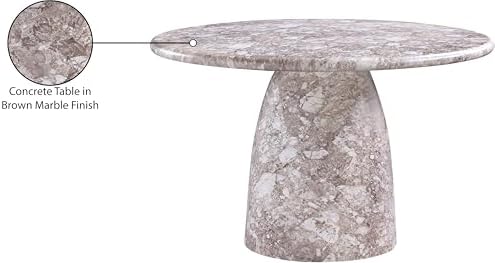 Meridian Furniture 701Brown-T Cosenza Collection Art Deco 48.5" Indoor/Outdoor - Image 7