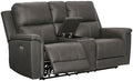 Signature Design by Ashley Power Reclining Loveseat by Unknown