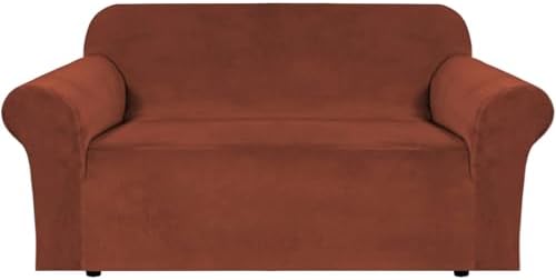 H.VERSAILTEX Stretch Velvet Loveseat Covers by HVERSAILTEX