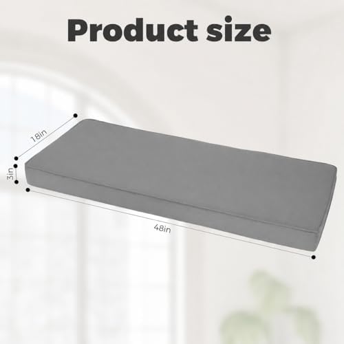Outdoor Bench Cushion Cover 48 x 18 Inch - Image 2
