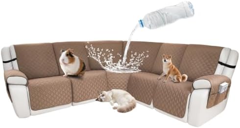 Waterproof Sectional Reclining Couch Covers L Shaped Recliner Sectional Sofa by ROFASVCO
