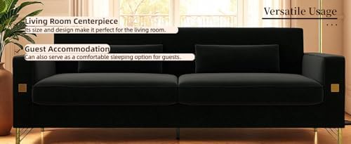 KEIKI 86" Oversized Luxury Velvet Sofa - Image 7