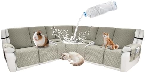 Waterproof Sectional Reclining Couch Covers L Shaped Recliner Sectional Sofa by ROFASVCO