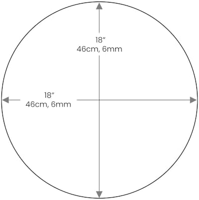Dulles Glass 18 inch Round Glass Table Top - Image 3