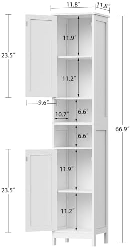 TEENFON 67" Tall Bathroom Cabinet - Image 3