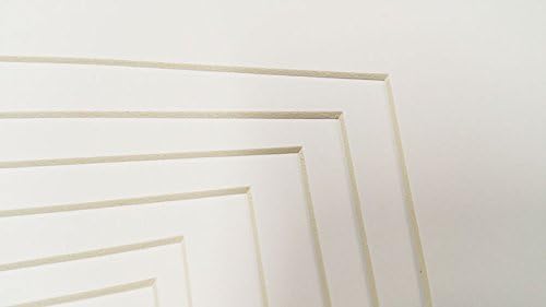 5x7 Mat for 8.5x11 Frame - Precut Mat Board Acid-Free Show Kit with Backing Board, and Clear Bags Marzipan Beige 5x7 Photo Matte For a 8.5x11 Picture Frame Matboard for Framing, Pack of 10 Mats