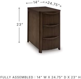 Signature Design by Ashley Narrow Chairside End Table - Image 3