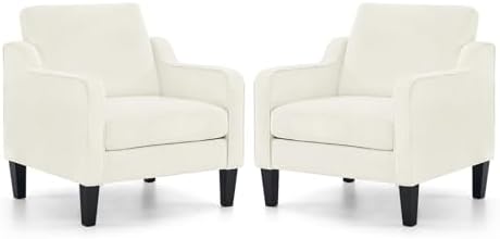 VINGLI Accent Chairs Set of 2, Modern Traditional Armchair by VINGLI