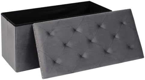 PINPLUS Folding Storage Ottoman Bench - Image 6