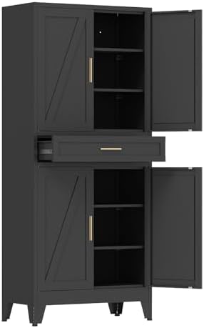 COFaR 71'' Tall Metal Pantry Cabinet by COFAR