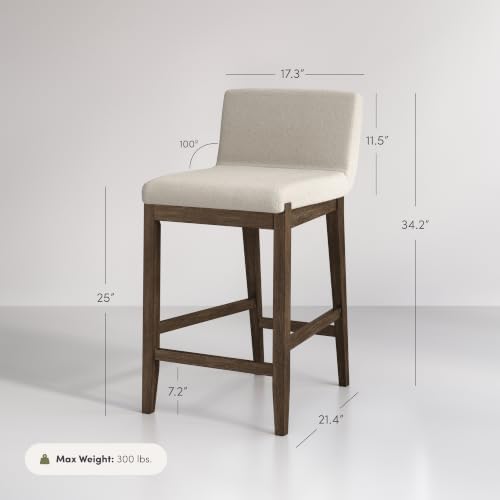 Nathan James Gracie Modern Counter Height Bar Stool - Image 2