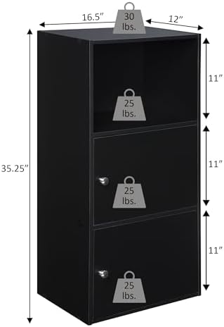 Convenience Concepts 151187 X-Tra Storage 2-Door Cabinet - Image 3
