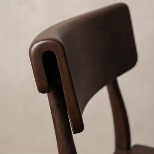 Furniture of America Premier Nazaen Side Chairs, Rich Walnut - Image 6