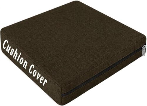 Reversible Linen Chair Cushion Covers by Unknown