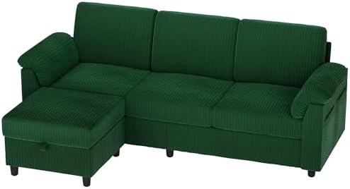 Vongrasig 79" Convertible Sectional Couch Sofa - Image 7
