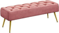 Yaheetech 45" Ottoman Bench for Bedroom, Upholstered Boucle Seat by Yaheetech