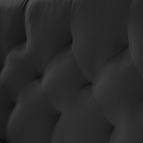 hansones 55-Inch Modern Velvet Loveseat Sofa - Image 4