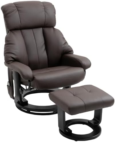 HOMCOM Massage Swivel Recliner Chair by HOMCOM