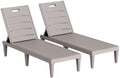 Homall Patio Chaise Lounge Chairs Set of 2, Outdoor Lightweight Lounge Chairs by Homall