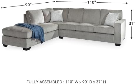 Signature Design by Ashley 2-Piece L-Shape Sleeper Sectional - Image 3