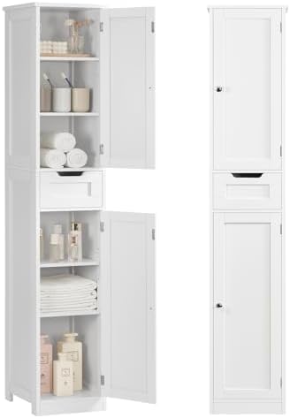 Iwell 66.9" Tall Bathroom Storage Cabinet by IWELL