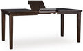 Signature Design by Ashley Wood Counter Height Extendable Dining Table by Unknown
