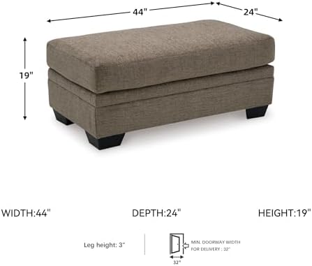Signature Design by Ashley Stonemeade Upholstered Ottoman, Oversized - Image 3