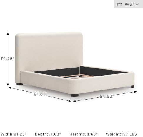 Signature Design by Ashley Brandinlane King Upholstered Bed Frame - Image 2