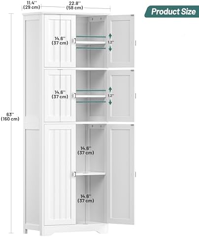 Tall Bathroom Storage Cabinet - Image 3