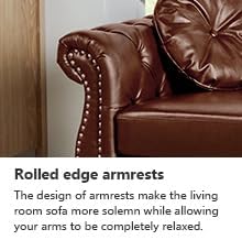 AVZEAR Modern Upholstered Accent Chair, Mid-Century Modern Armchair Single Sofa - Image 5